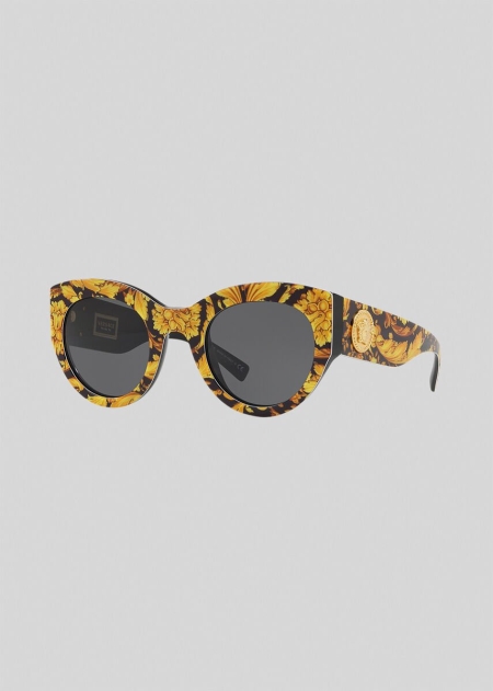 Ochelari de Soare Versace Barocco Print Tribute Dama | TEHFRKW-92